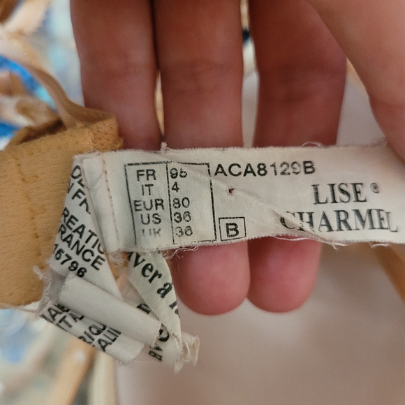 Lise Charmel Vintage Golden Floral Bra - 36b - Picture 8 of 8